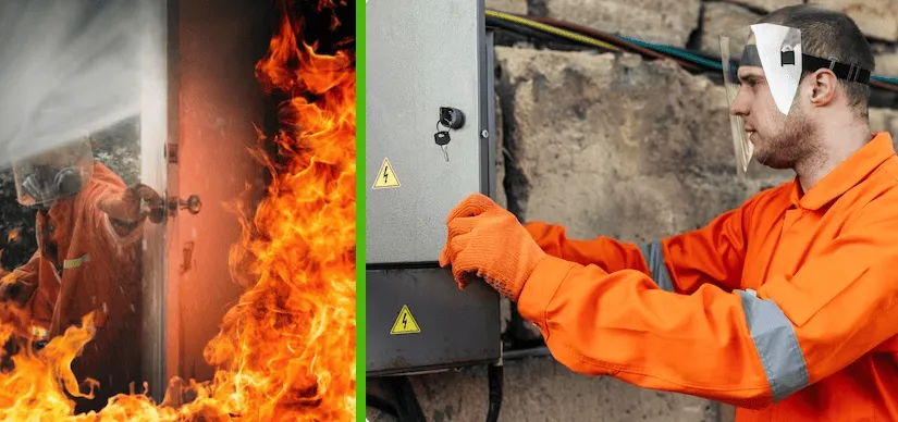 Homeowner implementing fireproofing measures around the house Fireproofing Your Home